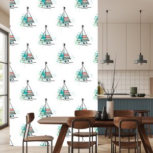 Papier Peint Voiliers Minimalistes – Image 4