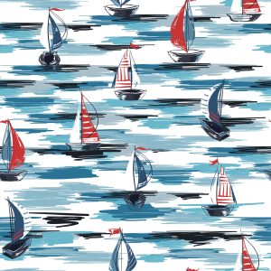 Papier Peint Voiliers Peints En Mer – Image 1