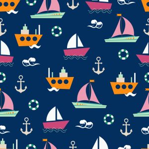 Papier Peint Bateaux Colorés – Image 1