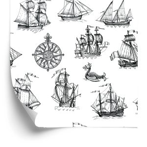 Papier Peint Navires D'époque – Image 2