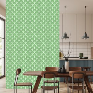 Papier Peint Rétro - Feuilles Décoratives Géométriques – Image 4