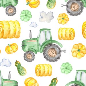 Papier Peint Tracteurs Avec Légumes – Image 1