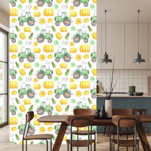 Papier Peint Tracteurs Avec Légumes – Image 4