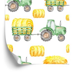 Papier Peint Tracteurs Avec Remorques – Image 2