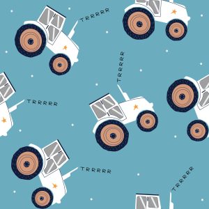 Papier Peint Tracteurs Avec Des Étoiles – Image 1