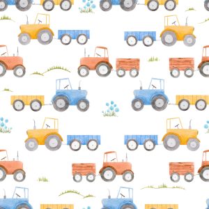 Papier Peint Tracteurs Avec Remorques – Image 1