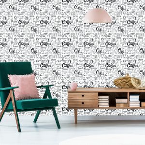 Papier Peint J'aime Le Café – Image 6