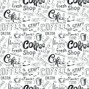 Papier Peint J'aime Le Café – Image 1
