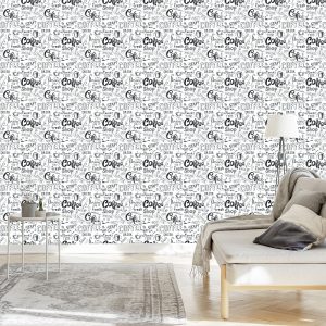 Papier Peint J'aime Le Café – Image 3