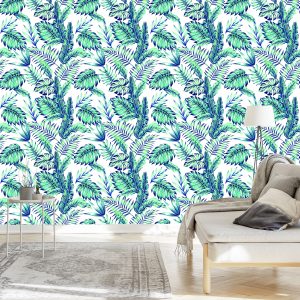 Papier Peint Feuilles De La Jungle – Image 3