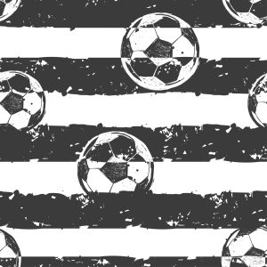 Papier Peint Ballon De Soccer Sur Un Fond Rayé – Image 1