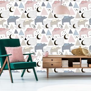 Papier Peint Pour Les Enfants - Nounours À La Montagne – Image 6