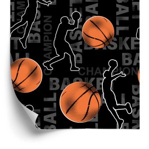 Papier Peint Ondulations De Joueurs De Basket-Ball – Image 2