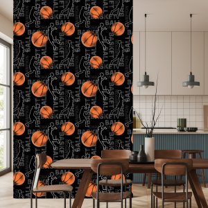 Papier Peint Ondulations De Joueurs De Basket-Ball – Image 4