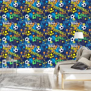 Papier Peint Ballon De Football De Style Urbain – Image 3