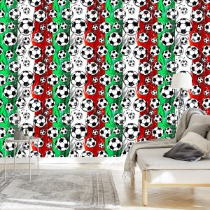 Papier Peint Boules Sur Fond De Couleurs Italiennes – Image 3