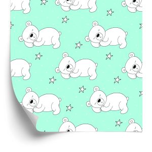 Papier Peint Pour Les Enfants - Ours Endormis – Image 2