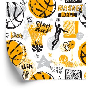 Papier Peint Basket-Ball Comique – Image 2