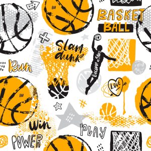 Papier Peint Basket-Ball Comique – Image 1
