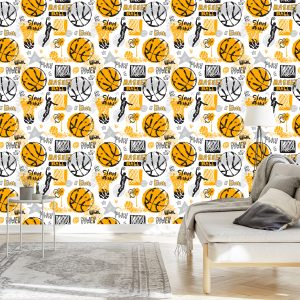 Papier Peint Basket-Ball Comique – Image 3