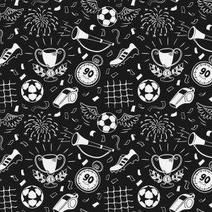 Papier Peint Croquis De Ballon De Football – Image 1