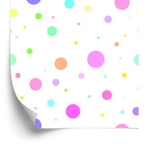 Papier Peint Pois Aux Couleurs Pastel – Image 2