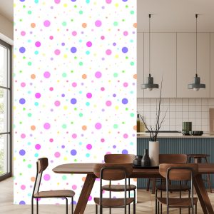 Papier Peint Pois Aux Couleurs Pastel – Image 4