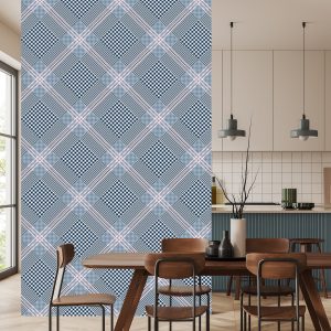 Papier Peint Motif À Carreaux Élégant – Image 4