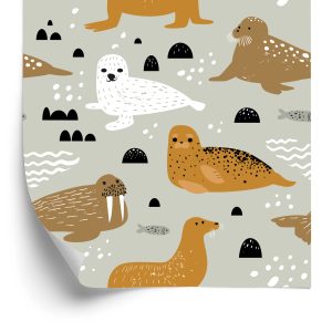 Papier Peint Pour Les Enfants - Phoques Et Morses – Image 2