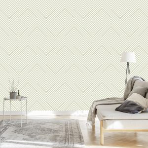 Papier Peint Motif Géométrique Moderne – Image 3