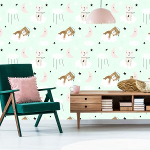 Papier Peint Pour Les Enfants - Ours Endormis – Image 6