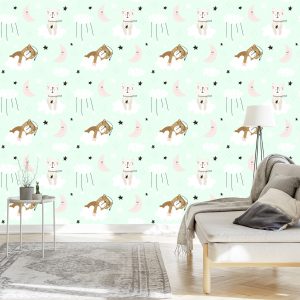 Papier Peint Pour Les Enfants - Ours Endormis – Image 3