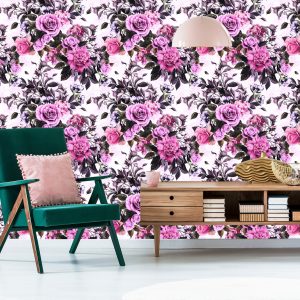 Papier Peint Fleurs - Roses Et Pivoines – Image 6
