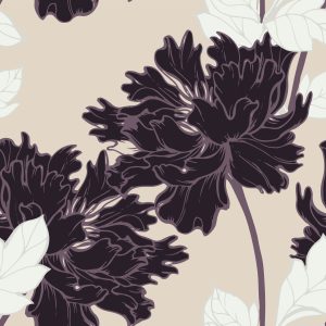 Papier Peint Belles Fleurs Abstraites – Image 1