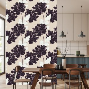 Papier Peint Belles Fleurs Abstraites – Image 4