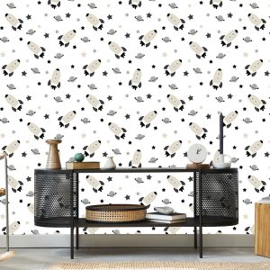Papier Peint Cosmos Planet Stars Pour Chambre D'enfant – Image 5