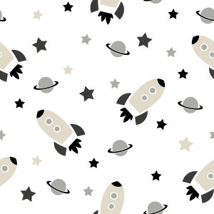 Papier Peint Cosmos Planet Stars Pour Chambre D'enfant – Image 1