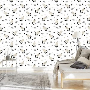 Papier Peint Cosmos Planet Stars Pour Chambre D'enfant – Image 3