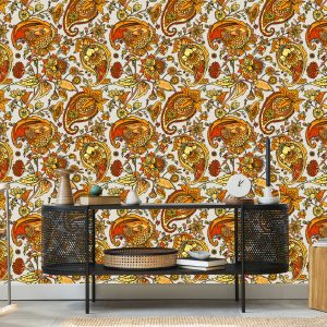 Papier Peint Beau Motif Cachemire – Image 5