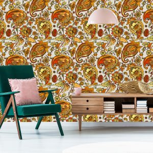 Papier Peint Beau Motif Cachemire – Image 6