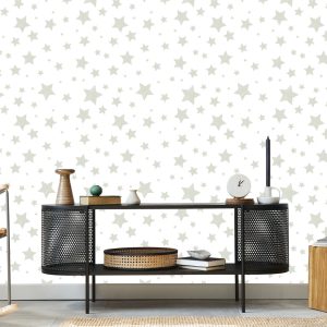 Papier Peint Pour Les Enfants - Jolies Étoiles Brillantes – Image 5