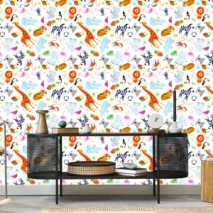 Papier Peint Pour Les Enfants - Animaux De Safari – Image 5
