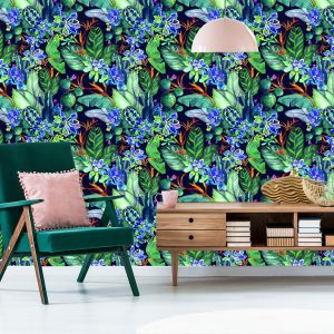 Papier Peint Plantes Succulentes Et Feuilles Tropicales – Image 6