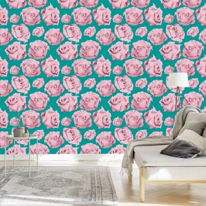 Papier Peint Roses Comme Peintes – Image 3