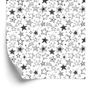 Papier Peint Pour Les Enfants - Stars As Sketched – Image 2