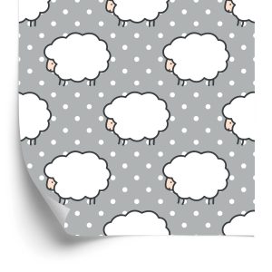 Papier Peint Pour Les Enfants - Mouton – Image 2