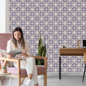 Papier Peint Belle Mosaïque Marocaine Élégante – Image 7