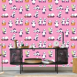 Papier Peint Pour Les Enfants - Happy Pandas – Image 5
