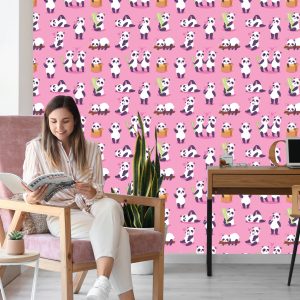 Papier Peint Pour Les Enfants - Happy Pandas – Image 7