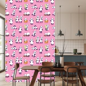 Papier Peint Pour Les Enfants - Happy Pandas – Image 4